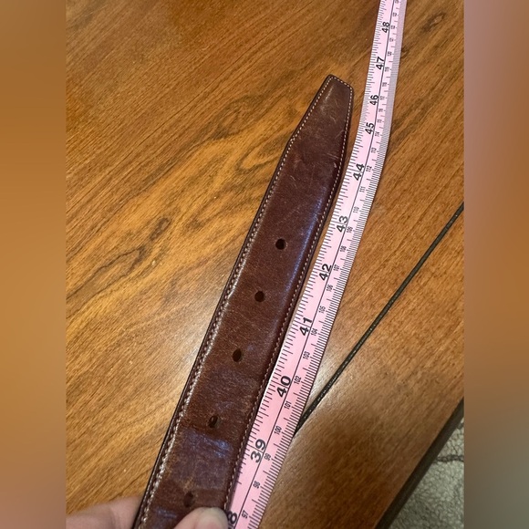 Trafalgar Brown Leather Belt – Classic Men’s Dress Belt - size large - Picture 5 of 5